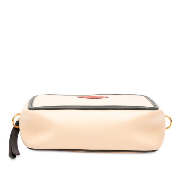 Pre-Loved Fendi Mini Leather Stamp Patch 1974 Camera Bag - Picture 3 of 7